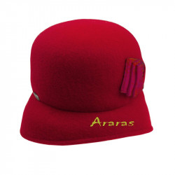 Sombrero Cloche 100 lana TK509 lazos