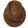 Sombrero Trilby papel ala corta CS199 en Araras