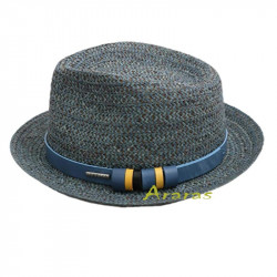Stetson Sombrero Fedora Hemp azul