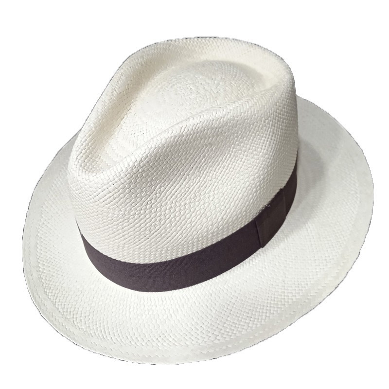 Sombrero Panamá original modelo aguacate blanco o