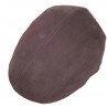Gorra Stripe de piel napa