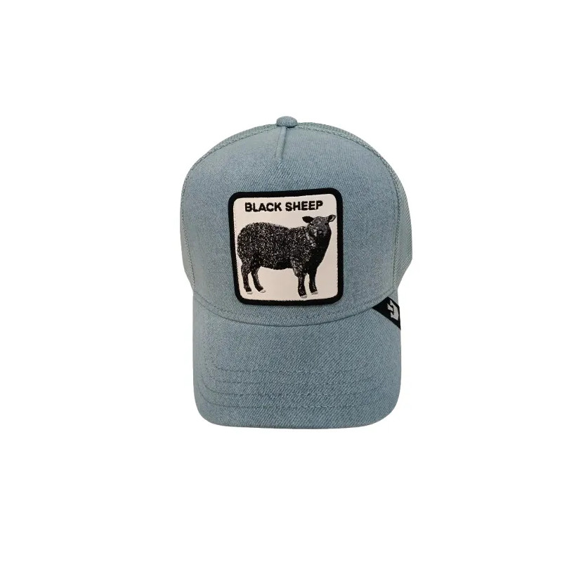 Gorra trucker animales "The Black Sheep" en azul