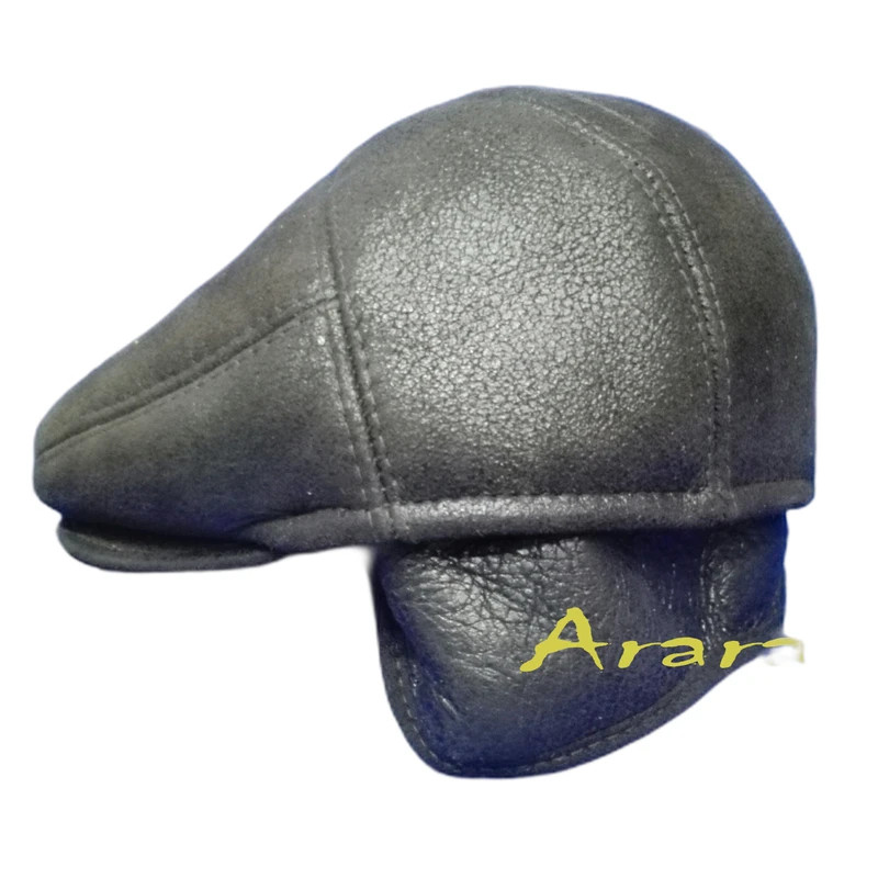 Gorra piel cordero con orejeras