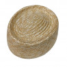 Sombrero paja "pilbox" copa gambler