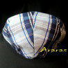Gorra verano de Lino-algodón SL35 cuadros en Araras