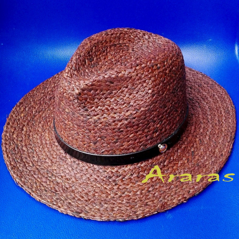 Sombrero indiana de rafia en Araras